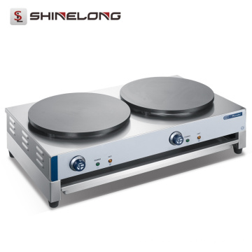 Industrial Stainless Steel Counter Top Electric Gas Crepe Maker Machine and Hot Plate